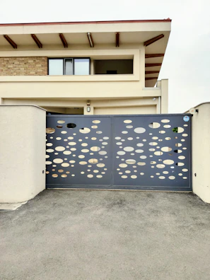 white and brown concrete house