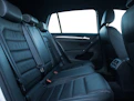 black car seat in car