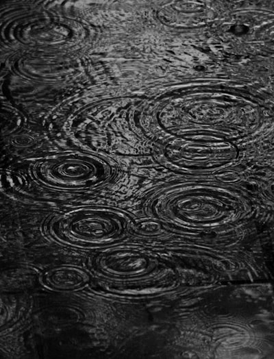 black and white abstract painting