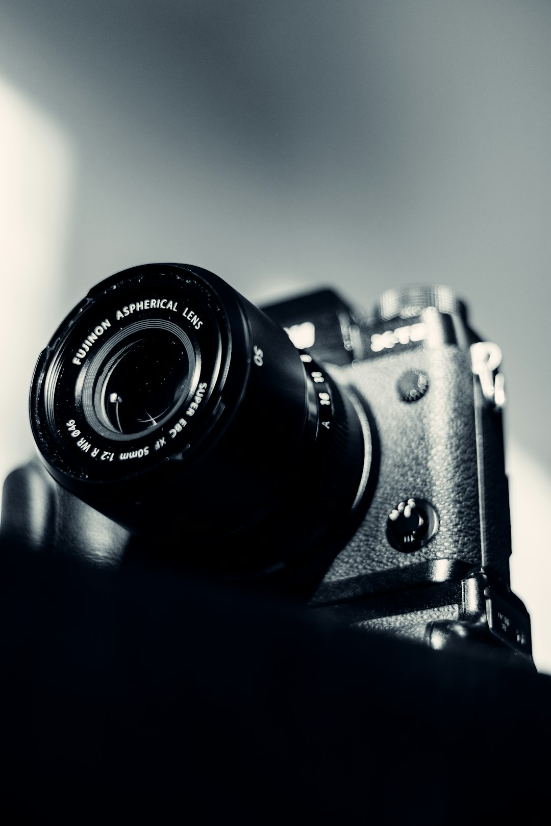 black and silver dslr camera