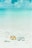 Two pairs of sandals sit on a bright, sandy beach with turquoise water in the background under a sky with fluffy clouds. The scene conveys a sense of relaxation and leisure.