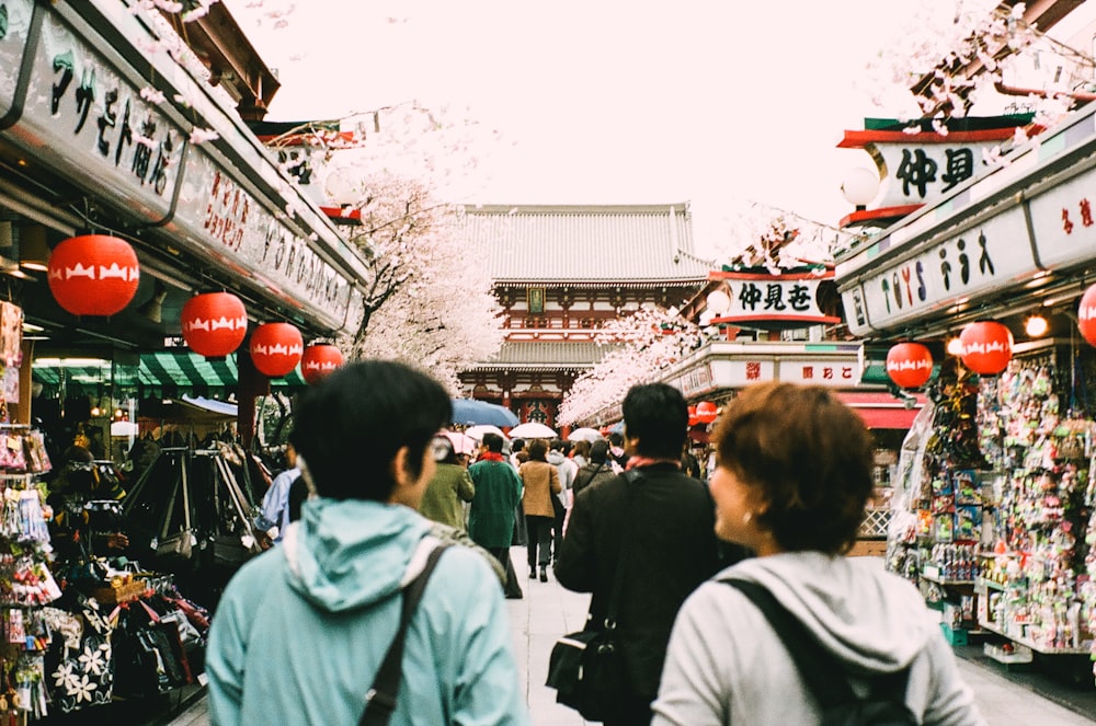 people walking on street during daytime