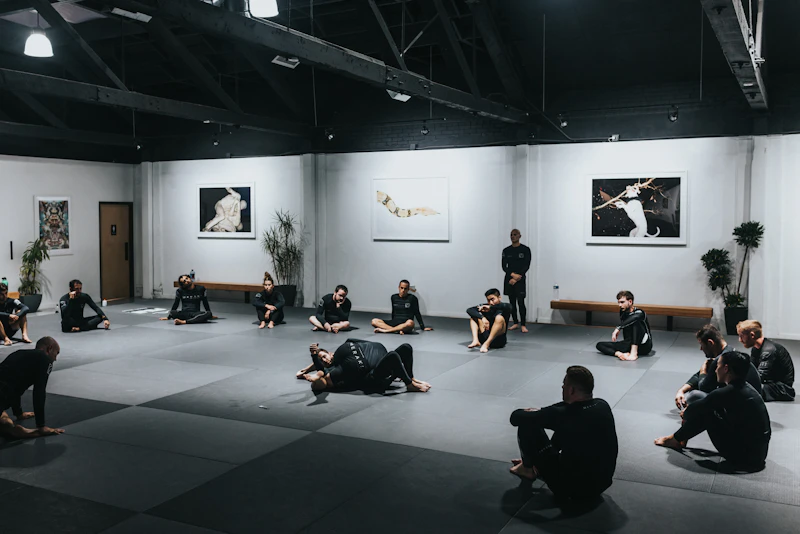 Karate training
