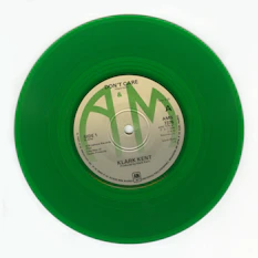 green and white round device