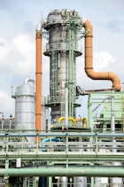 white and gray metal tower