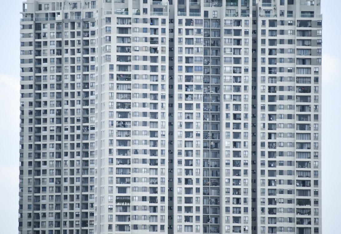 High-rise residential apartment towers in Ho Chi Minh City with dense urban streetscape below