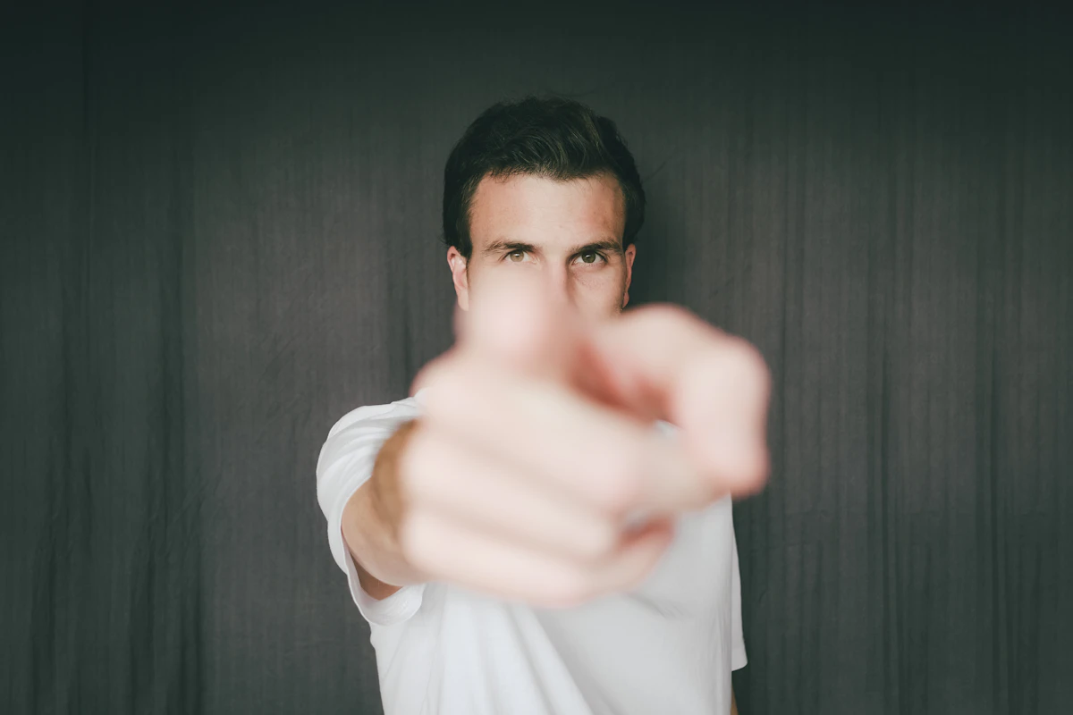 Man in white long sleeve shirt