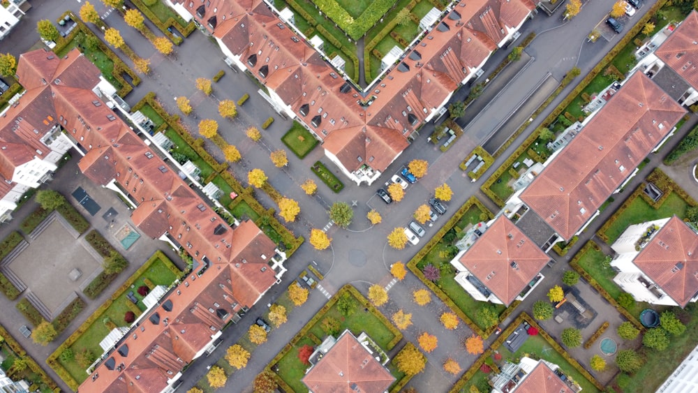 aerial view of city buildings during daytime