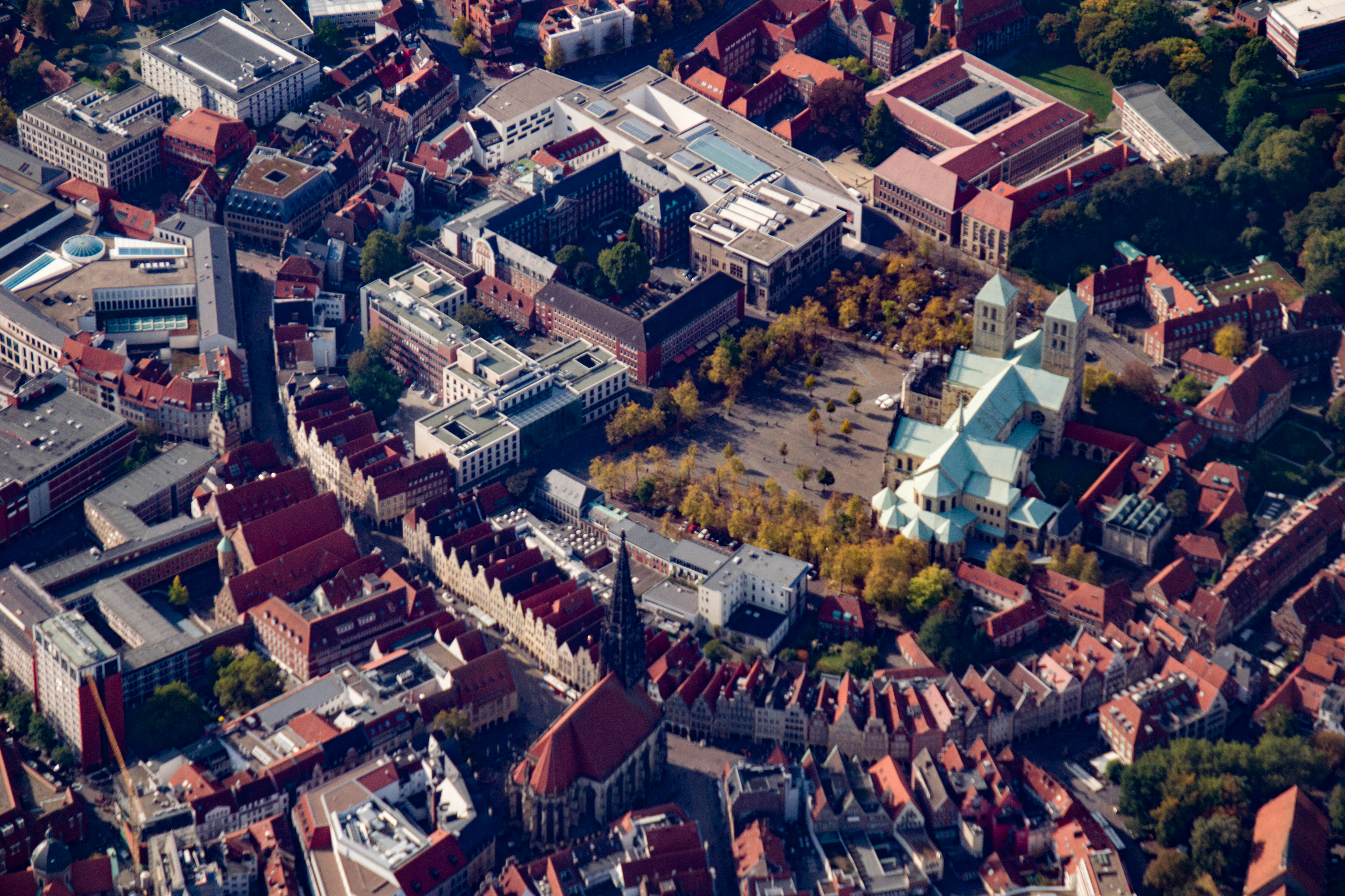 aerial view of city buildings during daytime