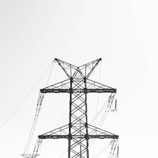 black metal tower under white sky