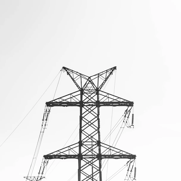 black metal tower under white sky