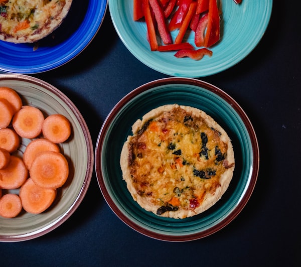 Geroosterde Groenten Quiche zonder Korst (DASH)