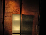 Subtle digital light motifs blending gently with natural textures, hinting at mindful technology.