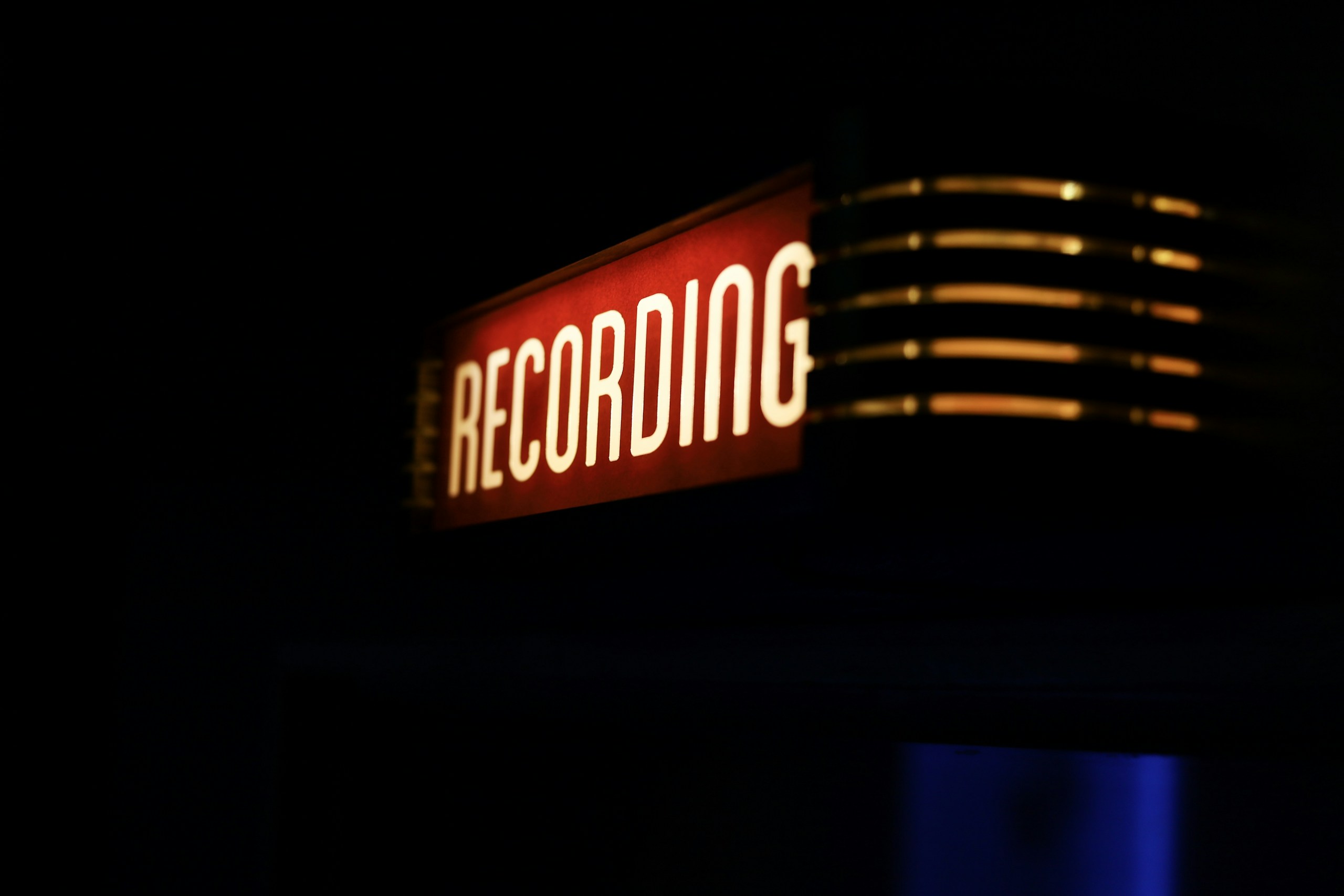 Recording studio sign image