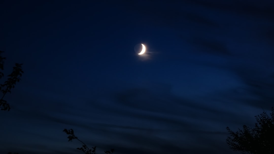 full moon over the sky