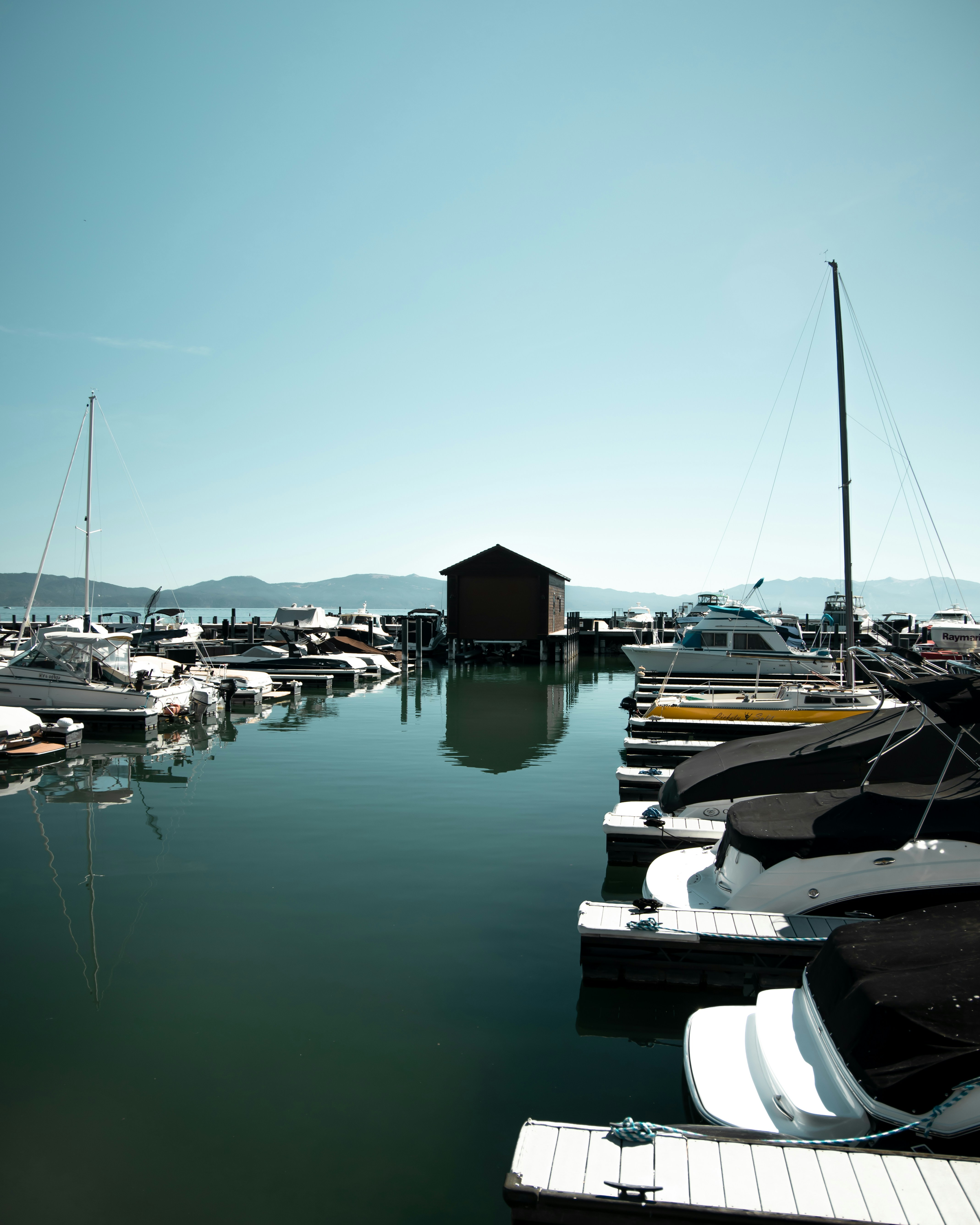 white and brown boats on dock during daytime