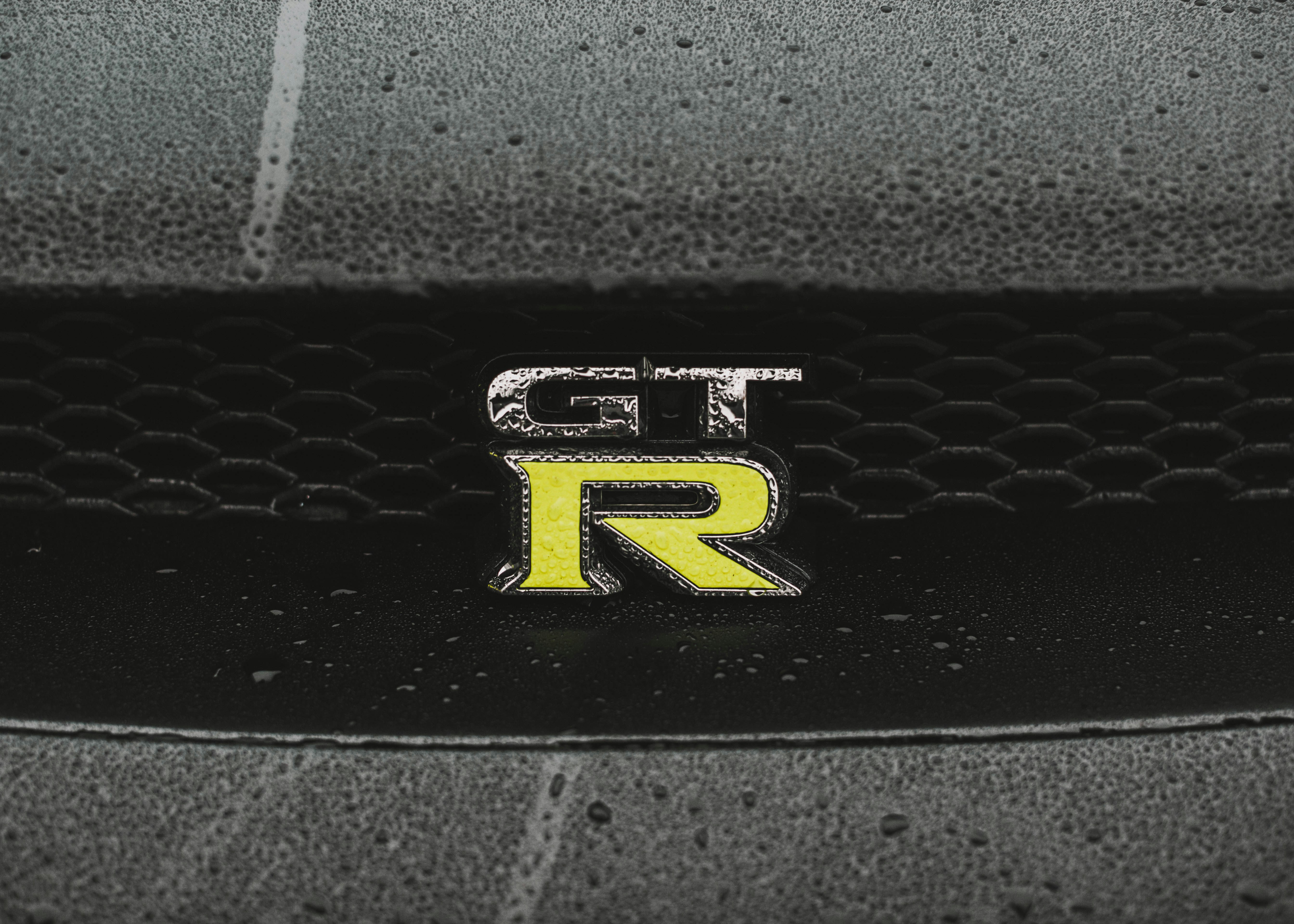 a close up of the logo on the front of a car