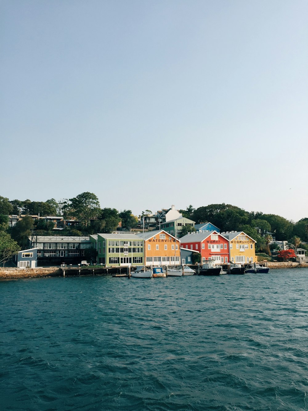 houses near body of water during daytime