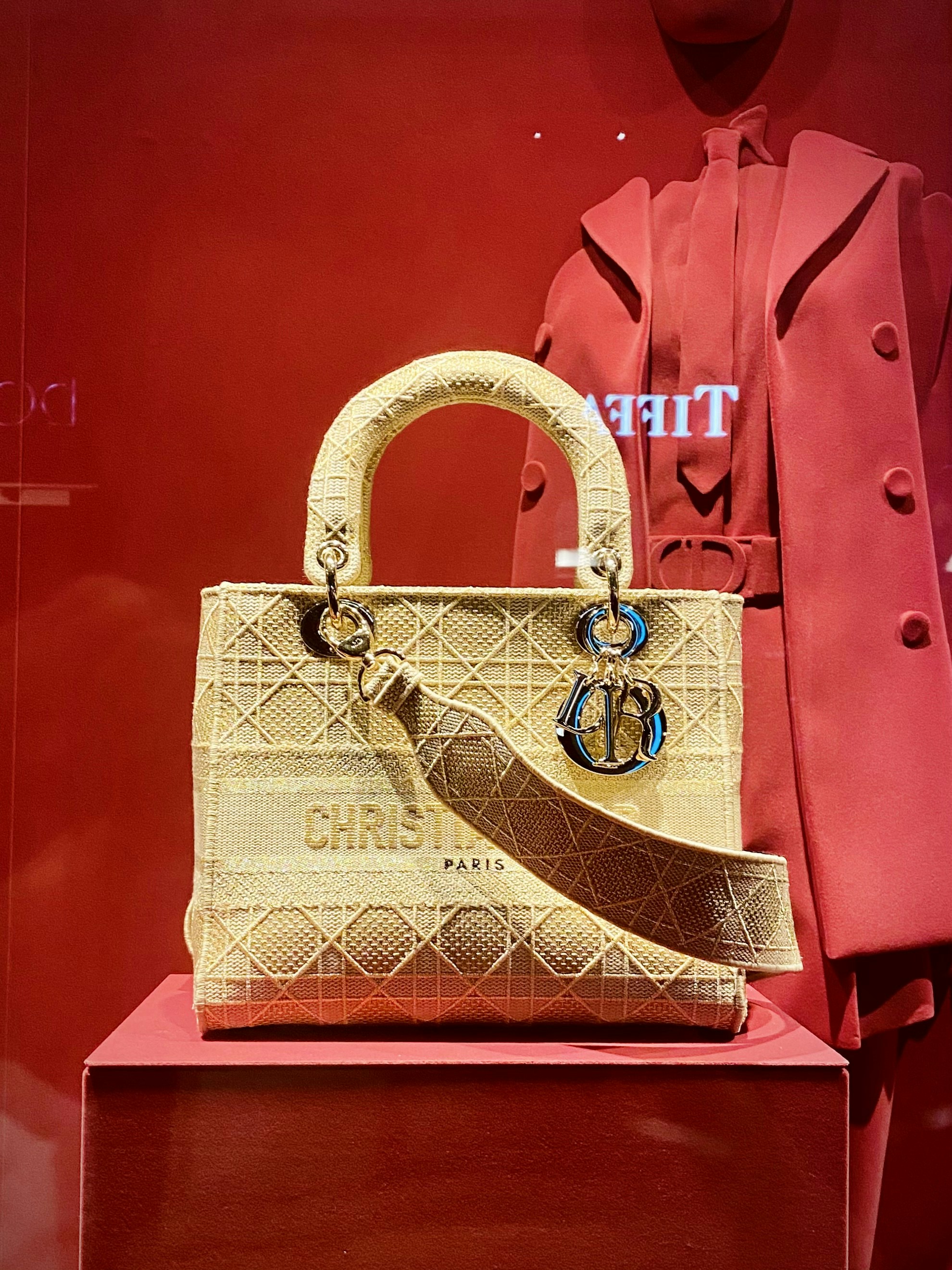 Christian Dior bag in its Viennas store on Kohlmarkt.
