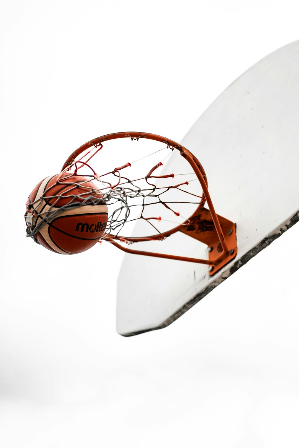 basketball hoop with white background