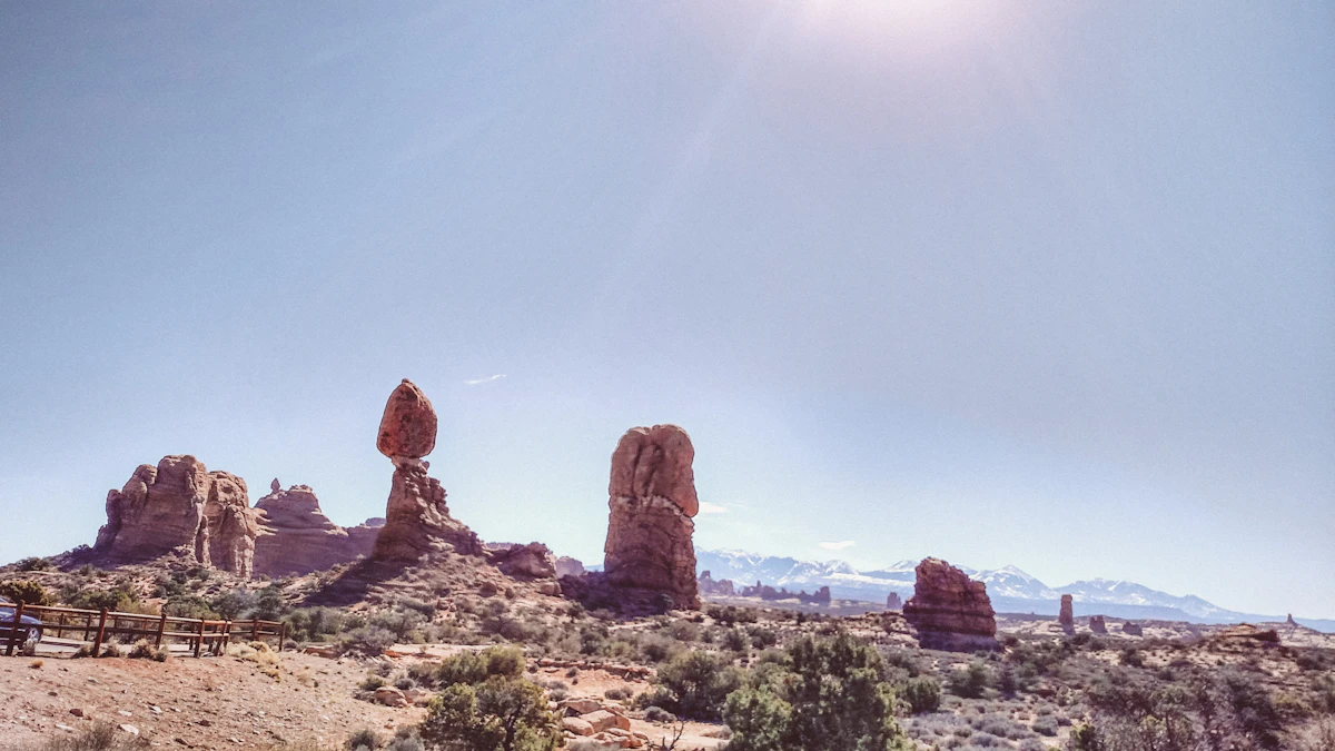 Desert landscape near Moab, Utah