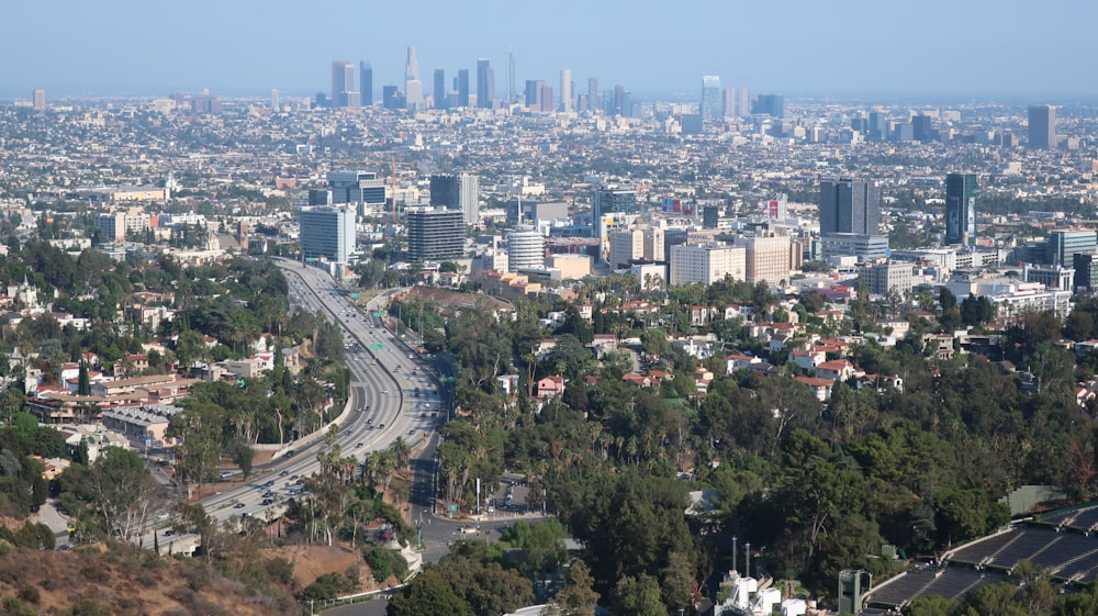 aerial view of city buildings during daytime