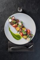 sliced fruits on white ceramic plate