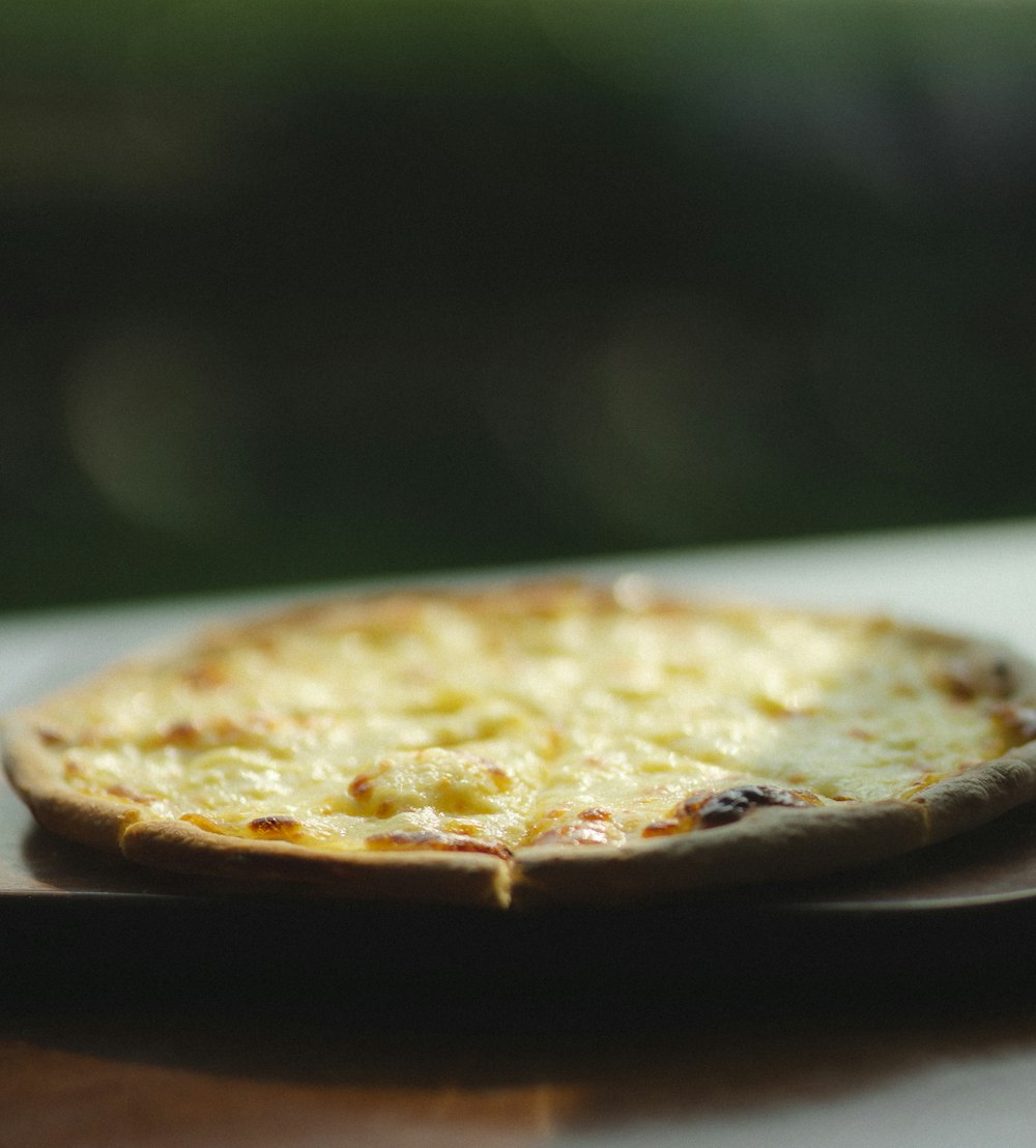 brown pie on white ceramic plate