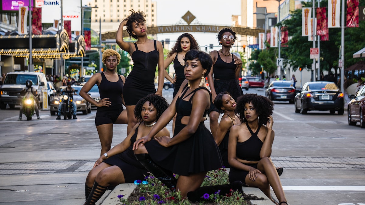 Group of Black women posing together