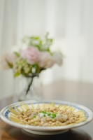 Close-up of a beautifully plated traditional Brazilian dish with vibrant colors.