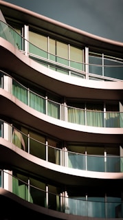 brown and white concrete building
