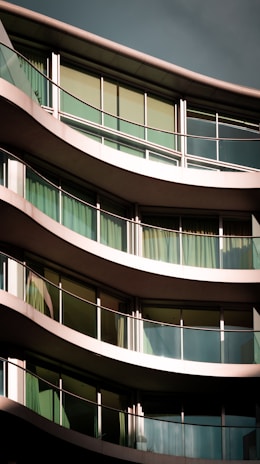 brown and white concrete building