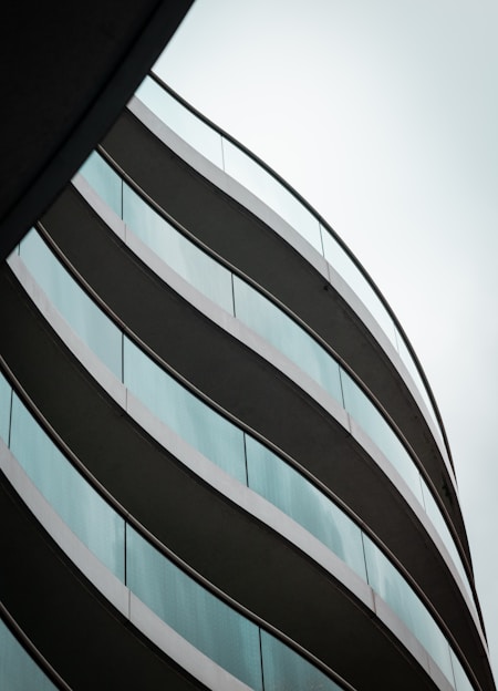 white and black concrete building