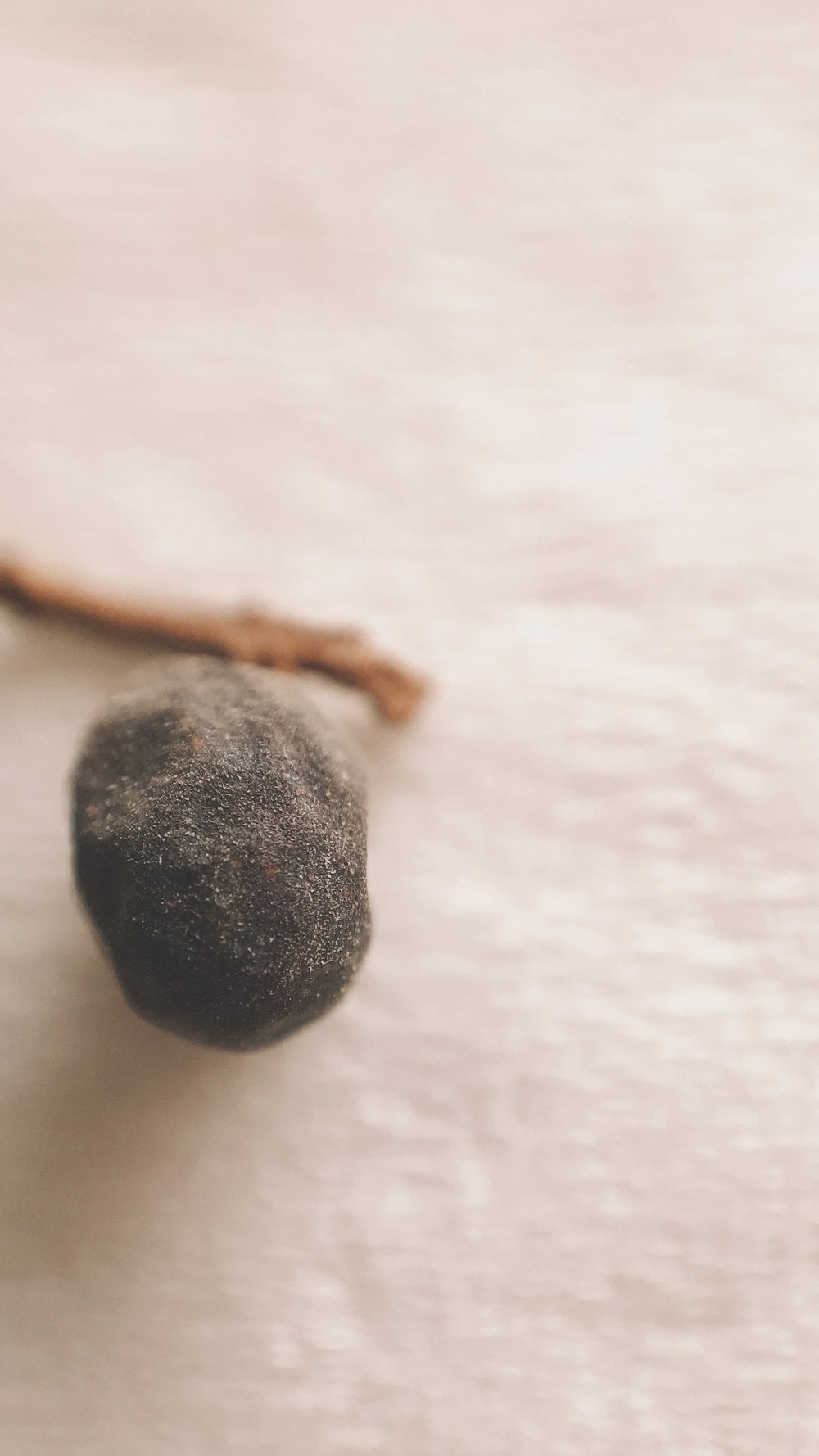 black round fruit on white textile