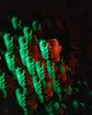 Frame from a video demonstrating smooth, natural face swapping in motion.