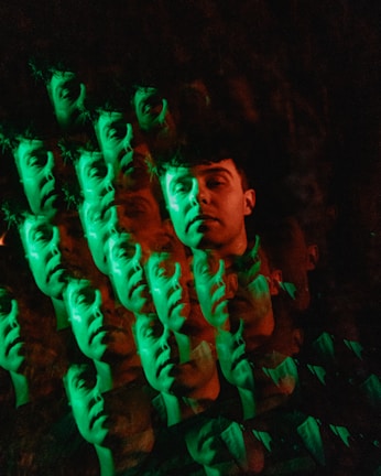 Frame from a video demonstrating smooth, natural face swapping in motion.