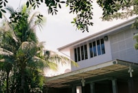 white concrete building near palm trees during daytime