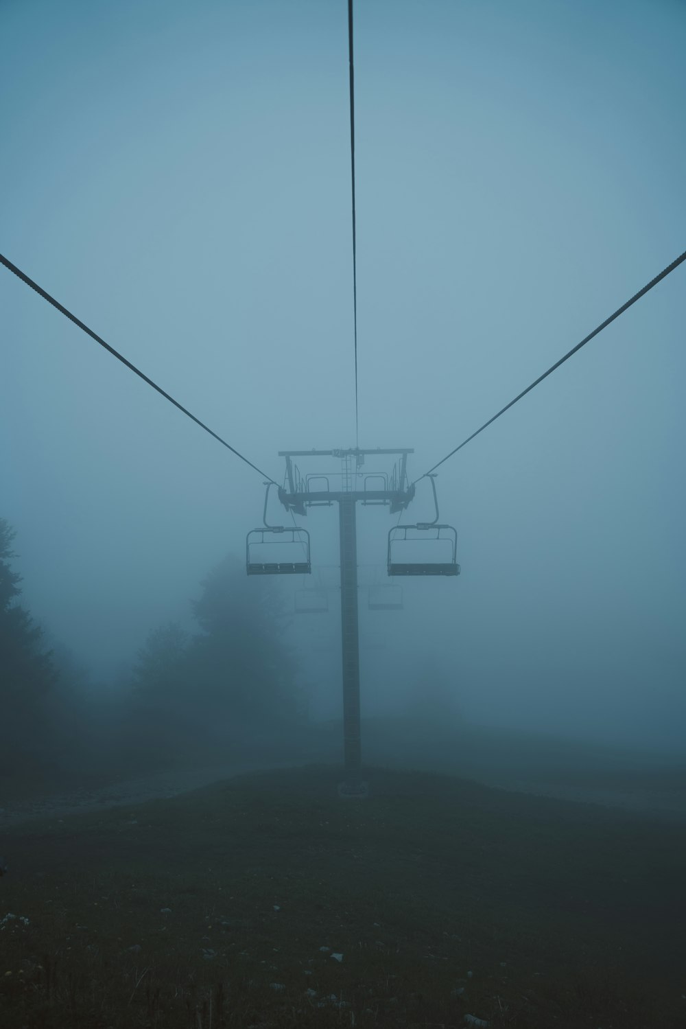 white cable car under blue sky during daytime