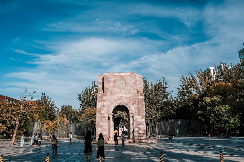 people walking on park during daytime