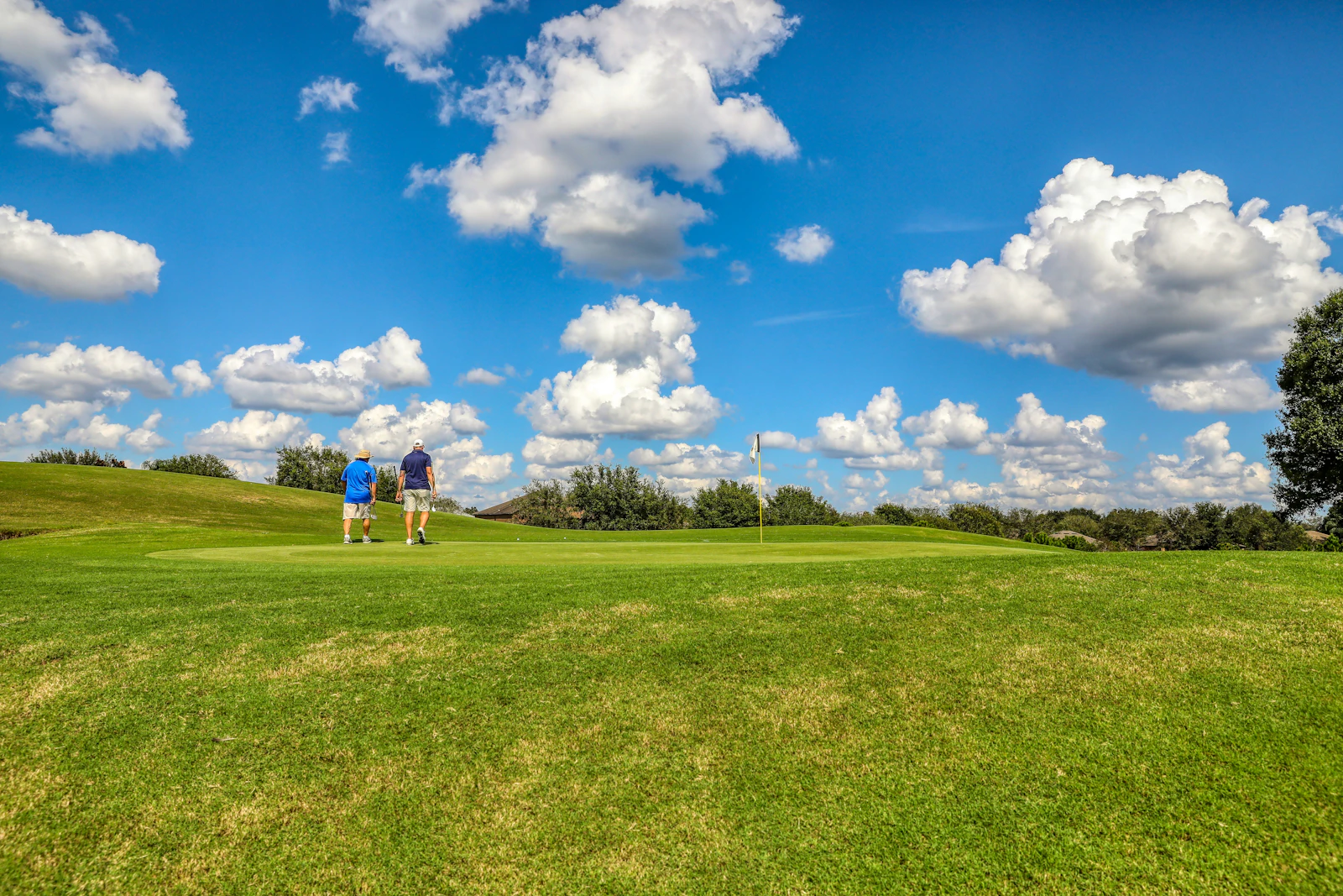 Golfistas en un campo del centro de Florida (foto ilustrativa)