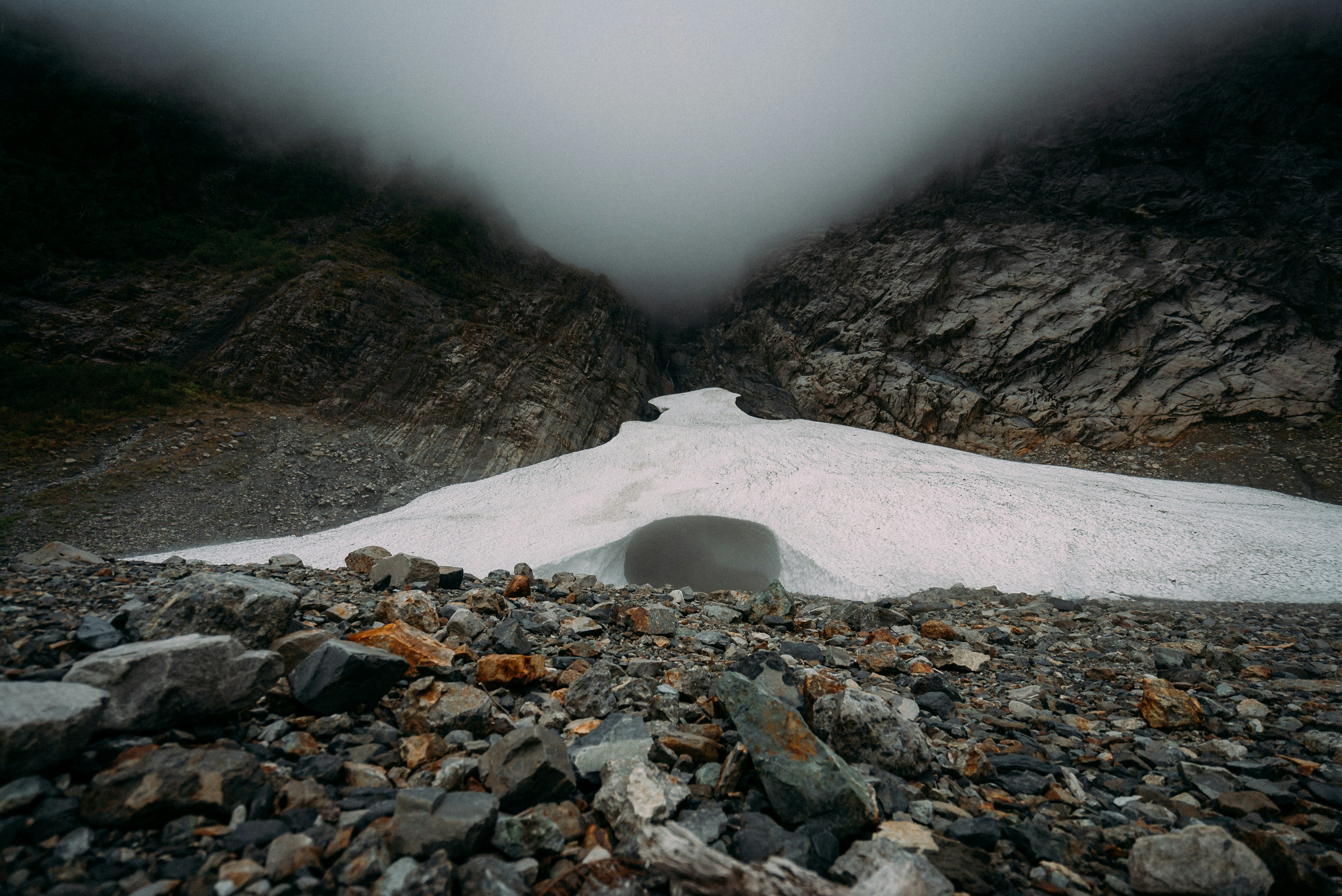 rocky mountain covered with snow, Adventure more