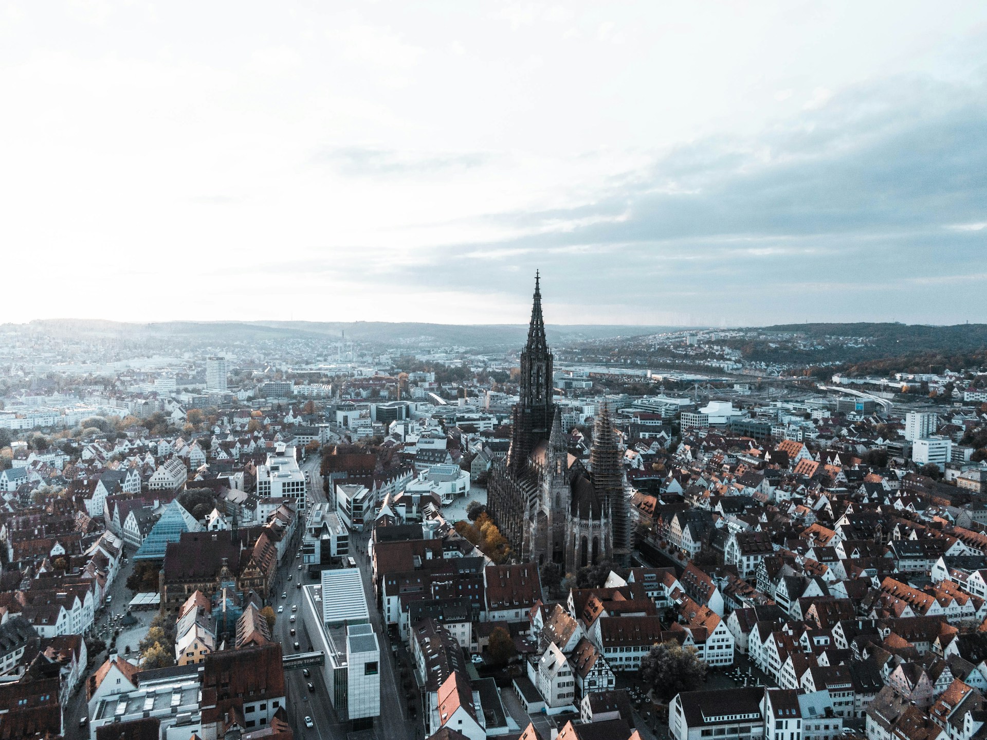 aerial view of city buildings during daytime
