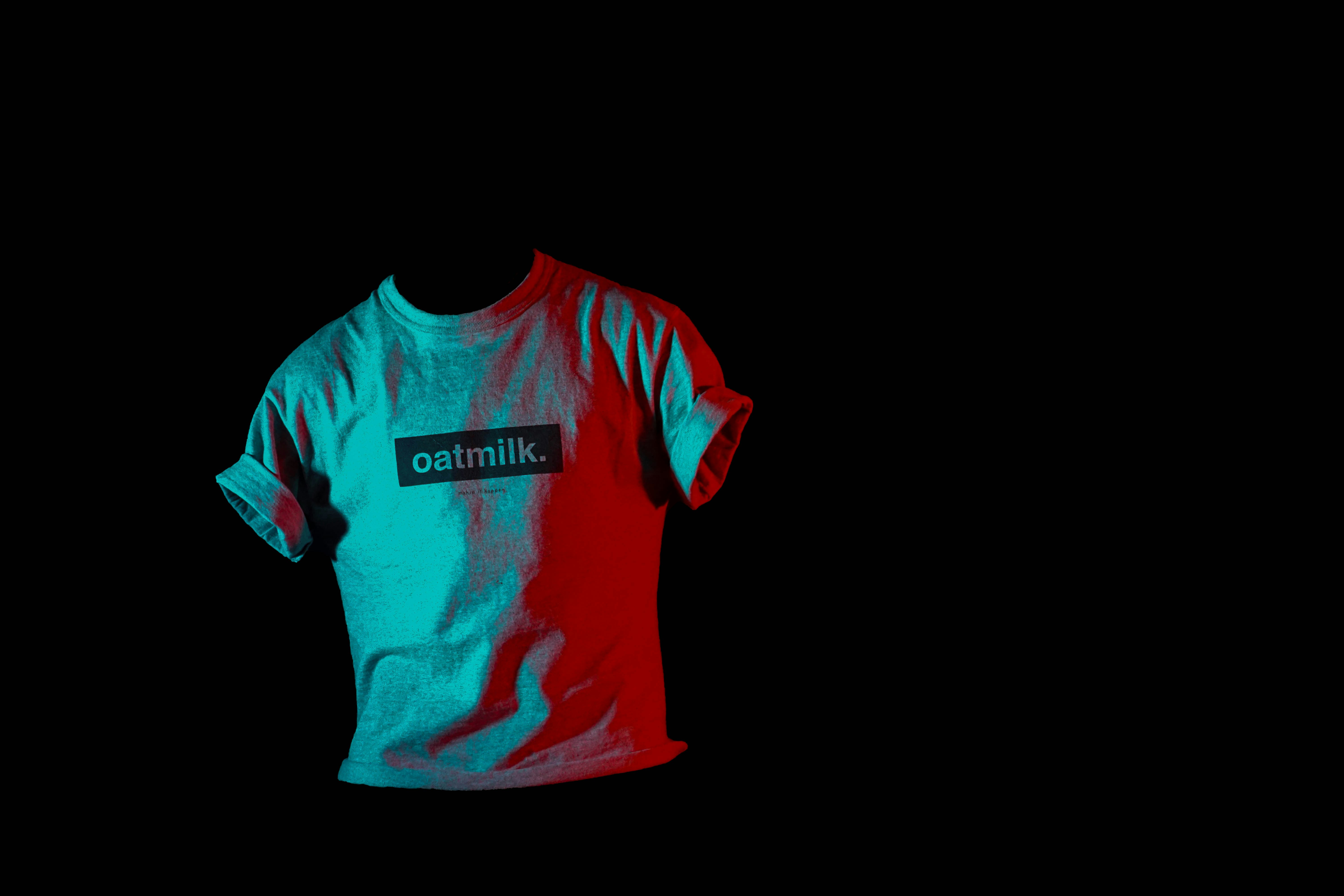 Red and white event t-shirt