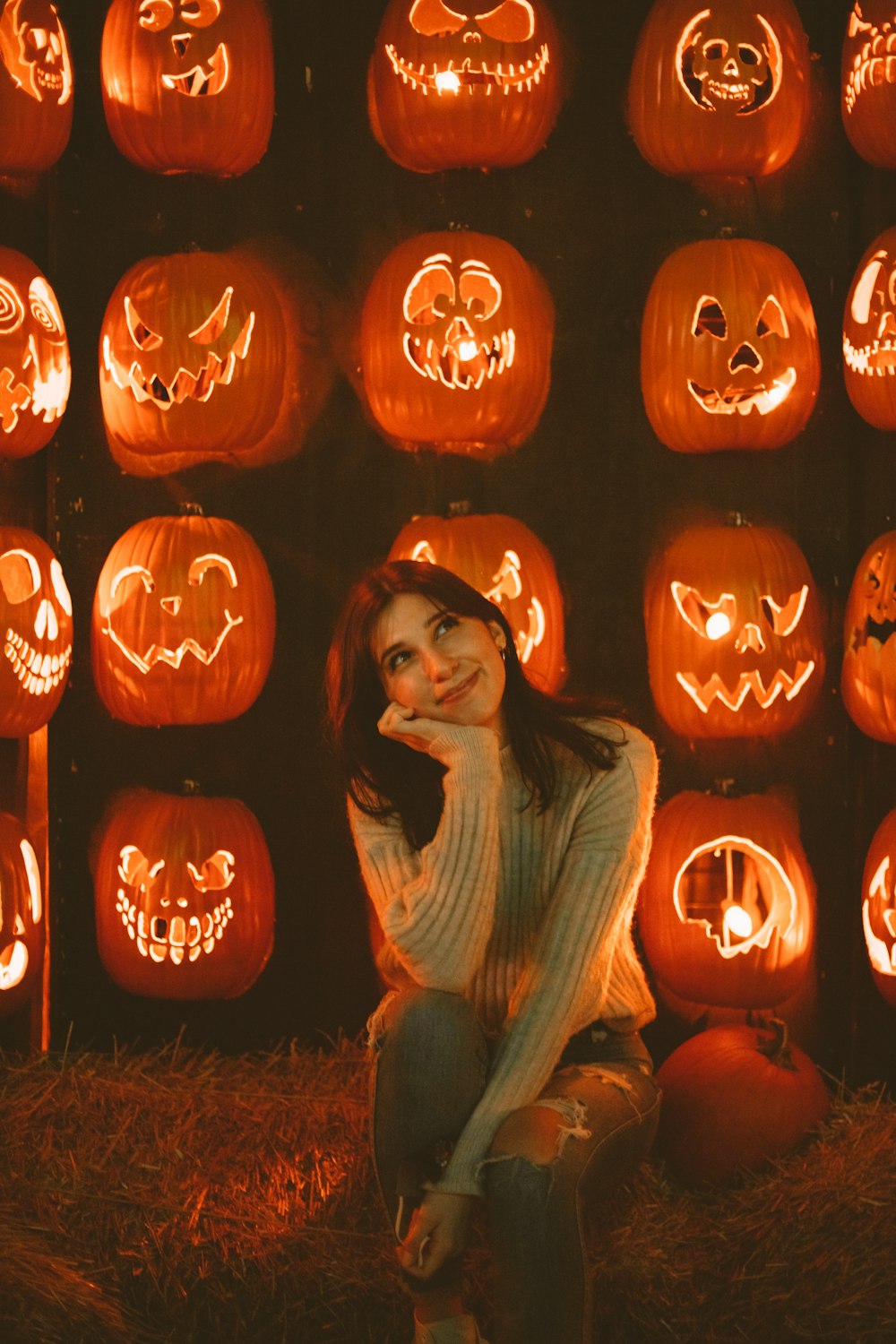 jack o lantern with jack o lanterns