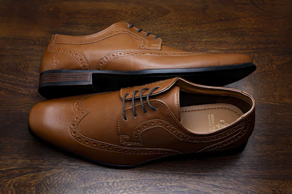 Boots en cuir marron