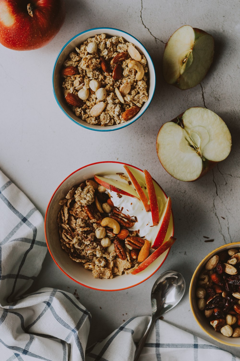 sliced apple on white ceramic bowl