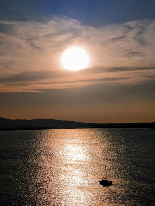 body of water during sunset in Sozopol Bulgaria