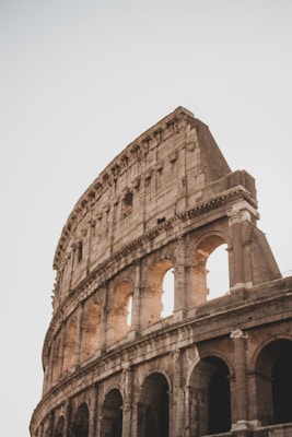 The iconic Colosseum in Rome, a symbol of ancient history.