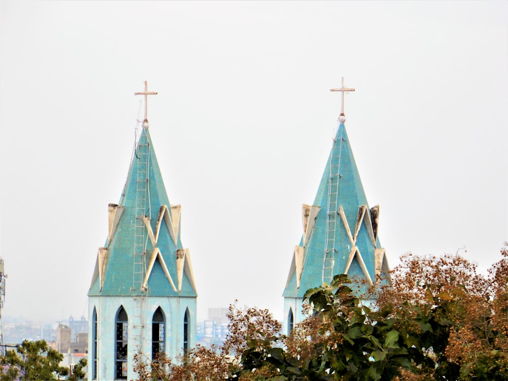 white and brown concrete church