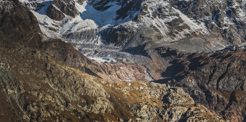 brown and white rocky mountain